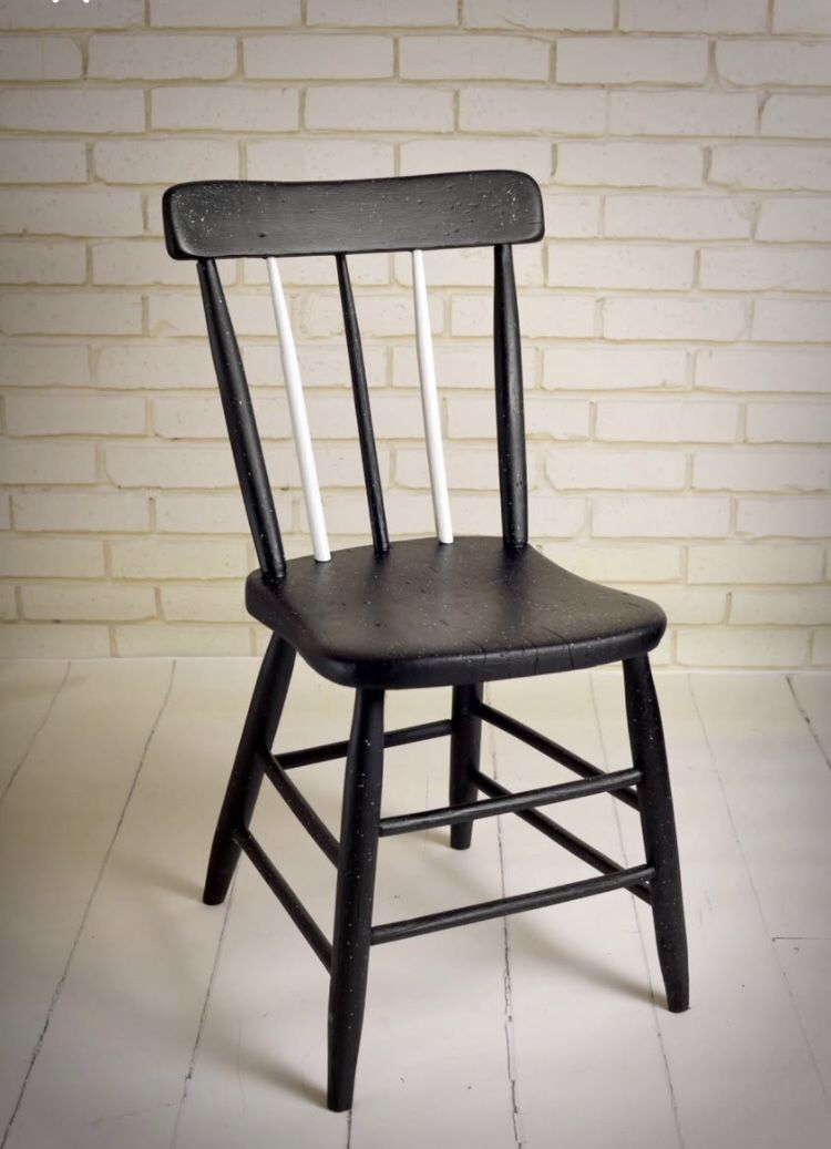 Black/white Desk Chair (Wednesday Theme)