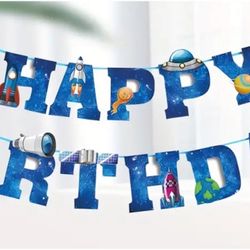 Pet Space Party Banner