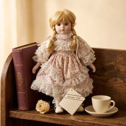 Vintage Porcelain Collector Doll
