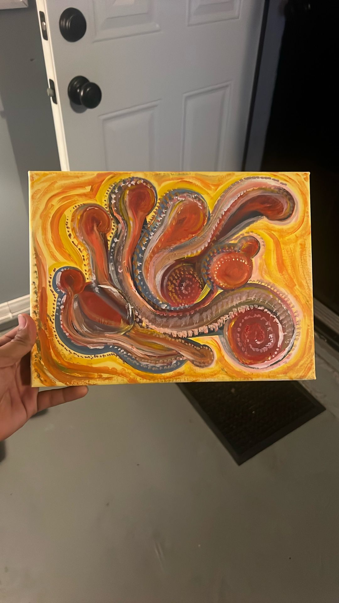 Custom Abstract Art Our Collective Spine