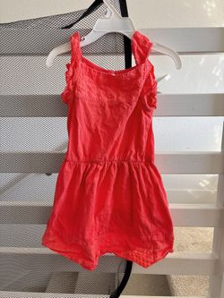Gap baby red dress size 2-3T sleeveless top dress long skirt baby girl toddler girl  Good condition  Comes from pet free smoke free home  Washed with 