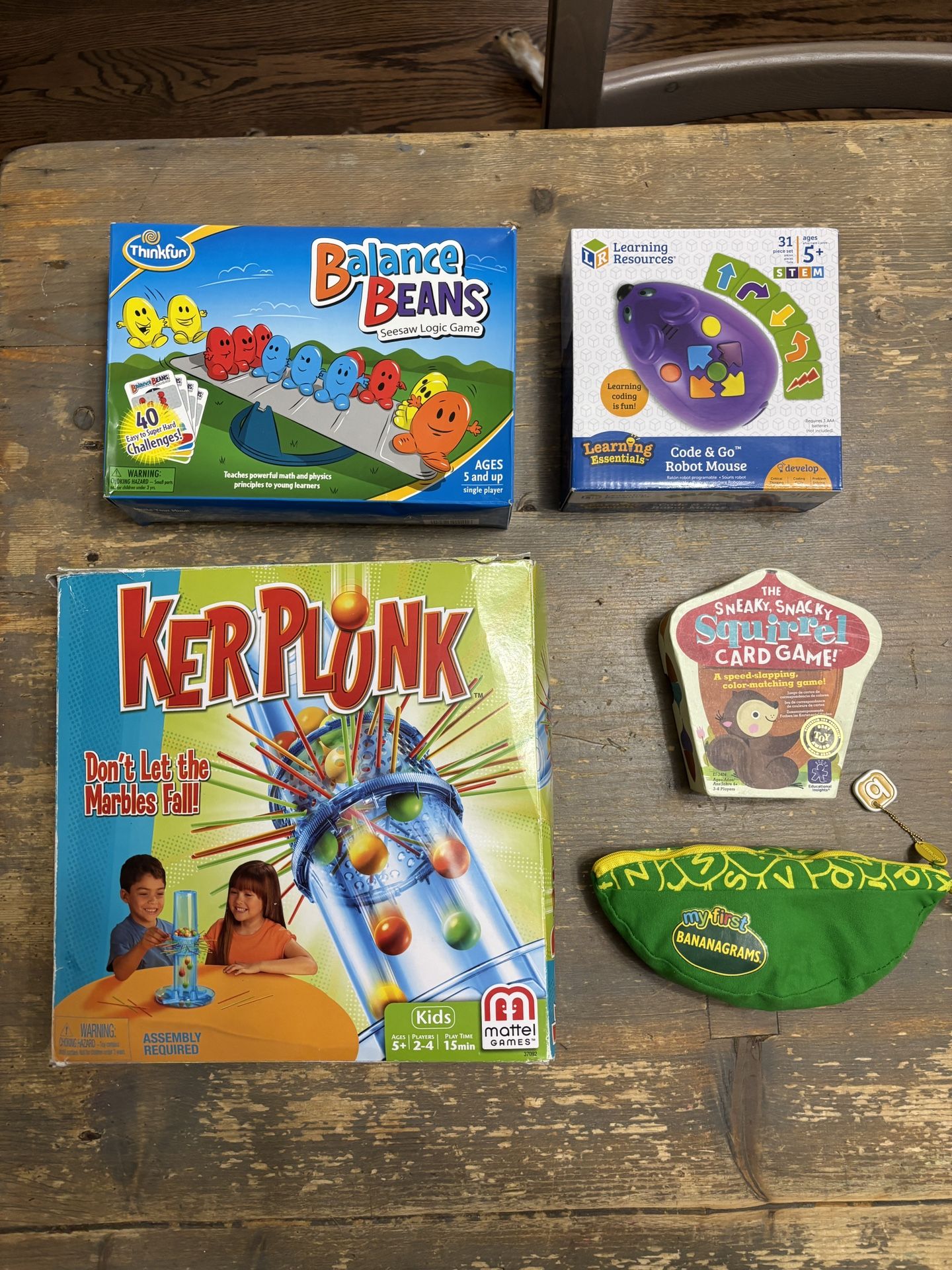 5 Games for Pre-school (Ages 3/ 4+)