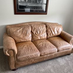 Real Leather Couch 
