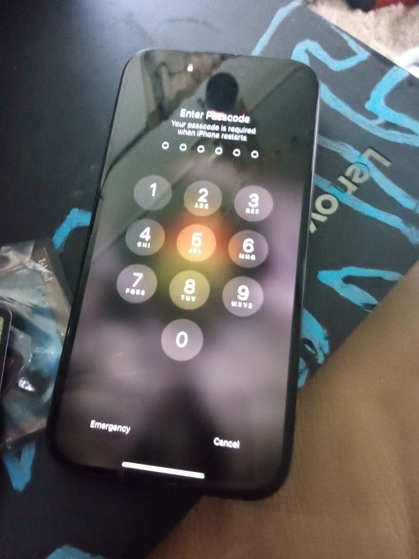 Locked iPhone 15