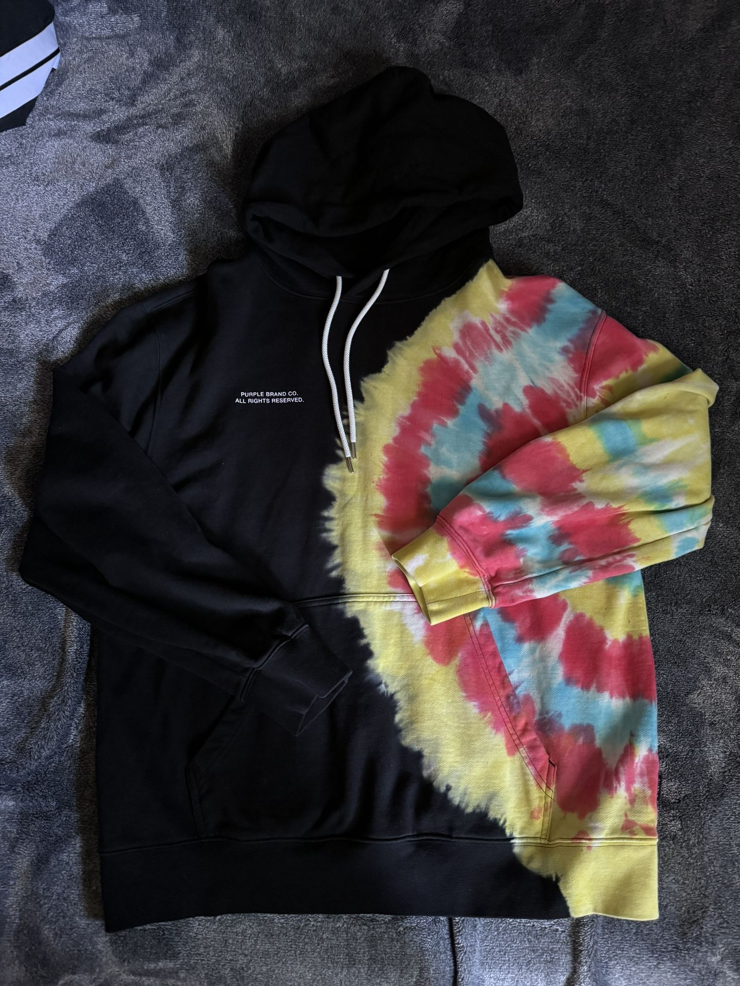 Mens Purple Brand Designer Hoodie