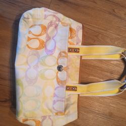 Coach Hampton Signature, Scribble Tote