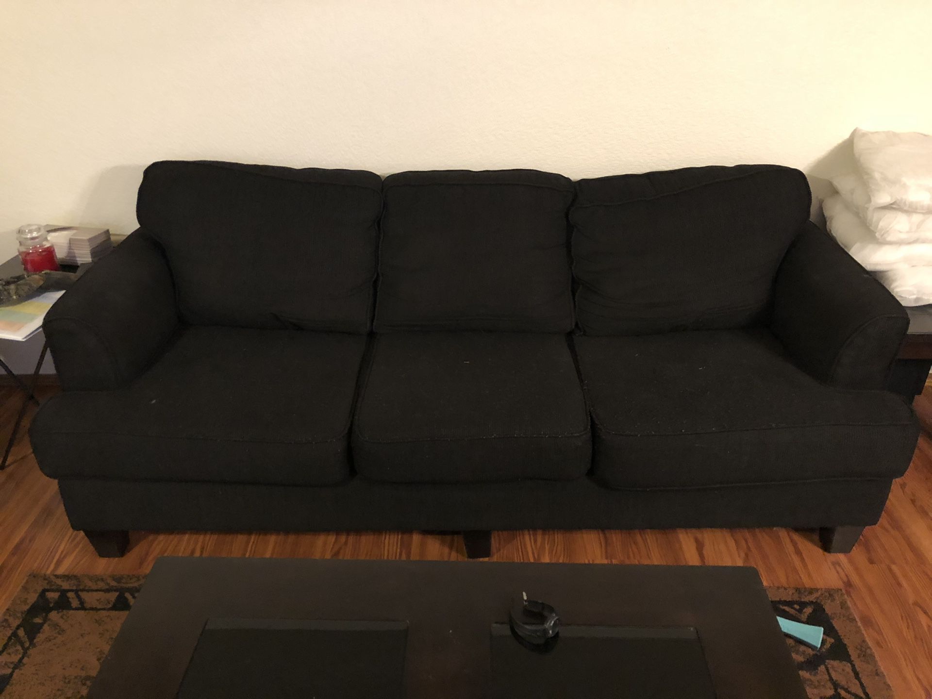 Free couch and loveseat