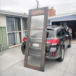 Slab Door With Glass Panel