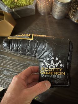Scotty Cameron Head Cover 2020 Black & Yellow