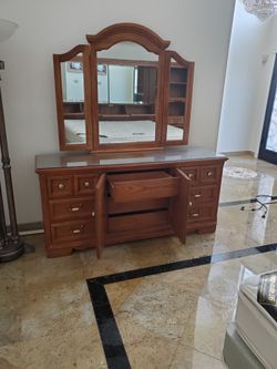 Solid Oak Dresser