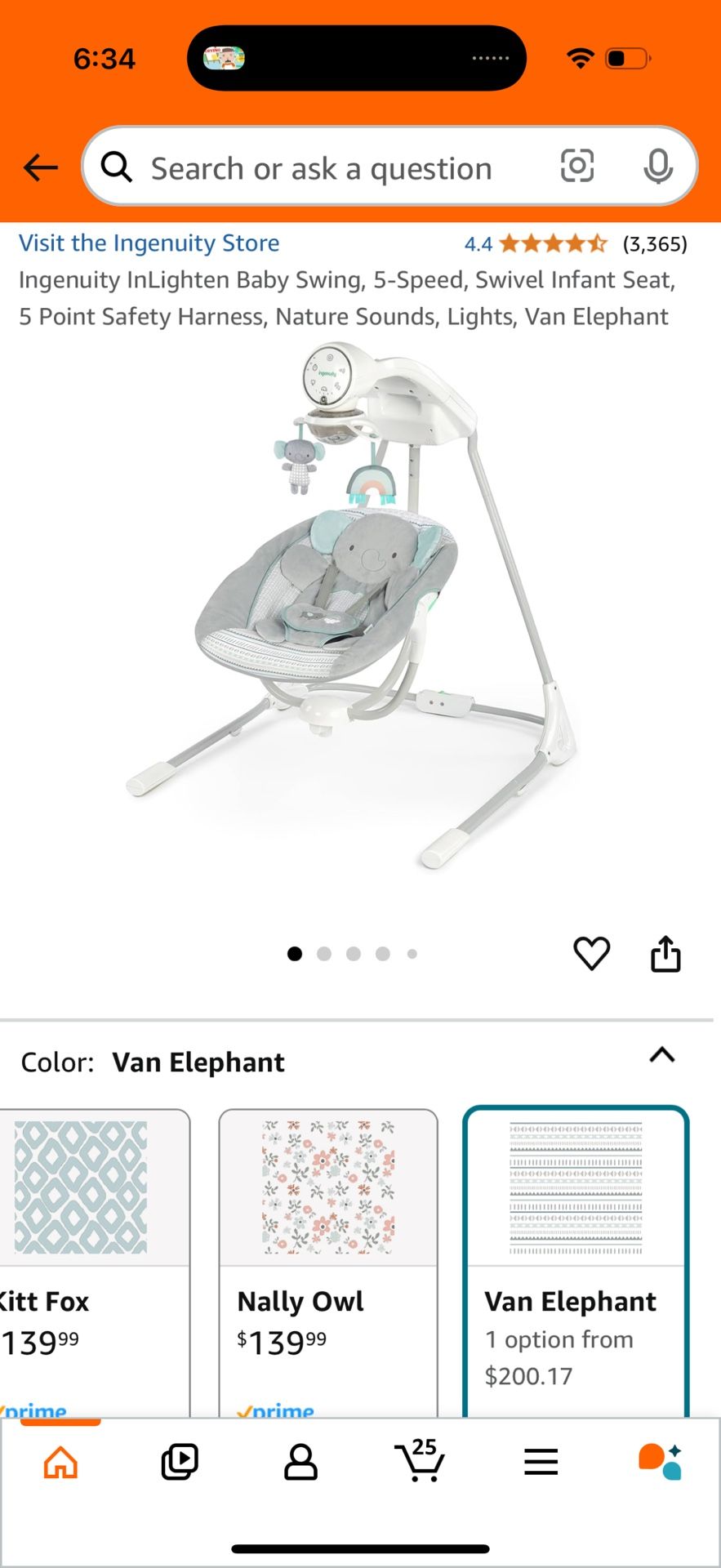 Graco Ingenuity Baby Swing