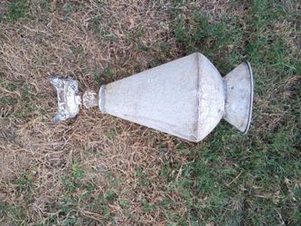 Metal vase have two of them