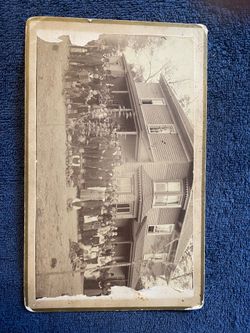 Antique Large Family Gathering Photograph c. 1905–1920