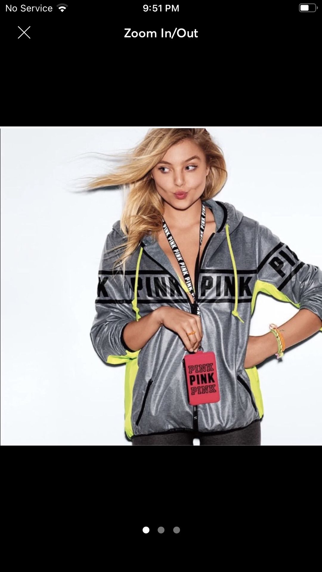 Victoria’s Secret Pink Anorak Jacket Full Zip Jacket 