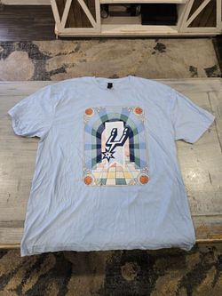 San Antonio Texas Graffiti Graphic T-Shirt Size XL Spurs Gang