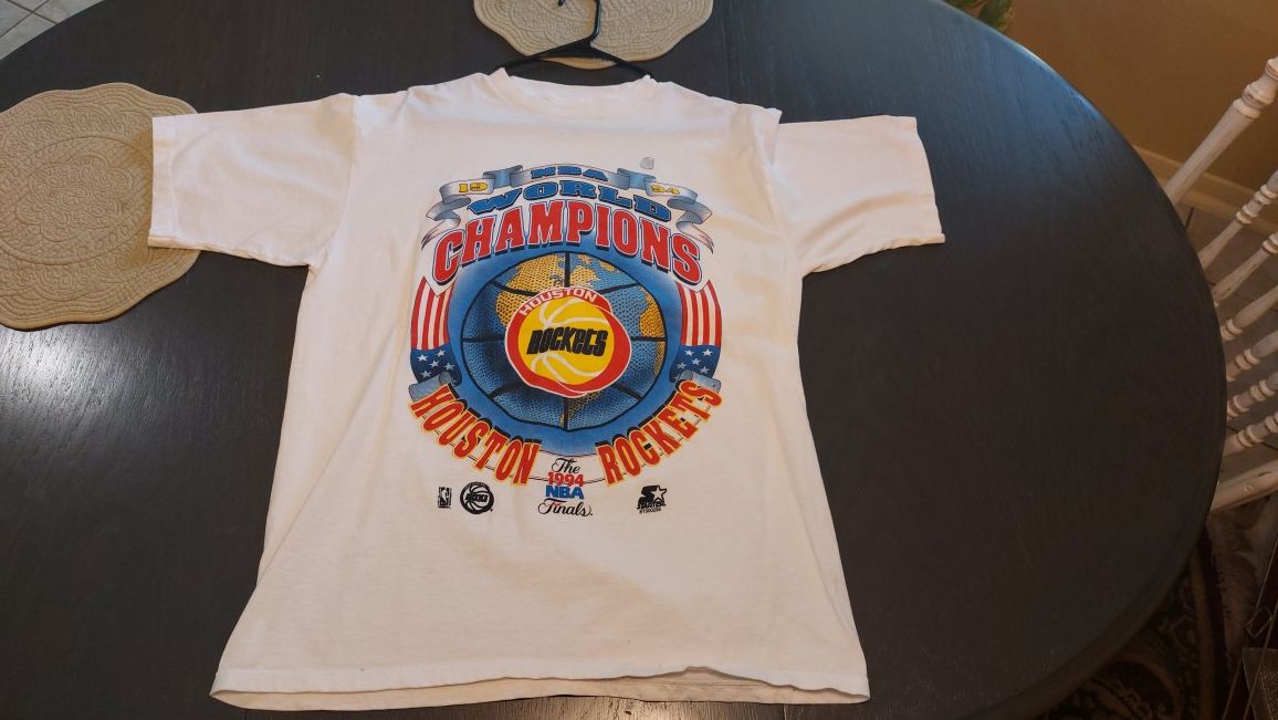 Vintage NBA - Houston Rockets World Champions Finals T-Shirt 1994