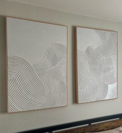 Textured Wall Art 28”x40” [**Read Description**]