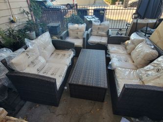 Outdoor Wicker Style Patio Set