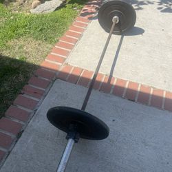 Barbell With Collars.