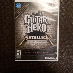 Wii Guitar Hero Metallica