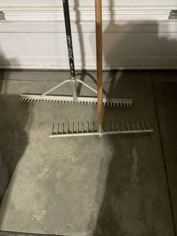 61 Inch Trine Aluminum Landscaping Rake $20 each