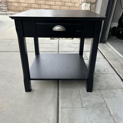 Black End Table
