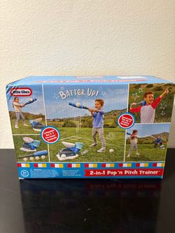 BRAND NEW Little Tikes 2-in-1 Pop 'n Pitch Trainer Set