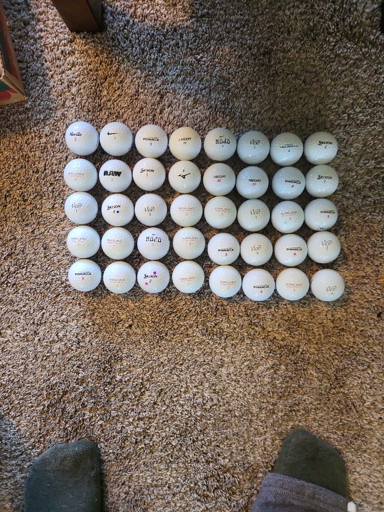 40 Like New Golf Balls
