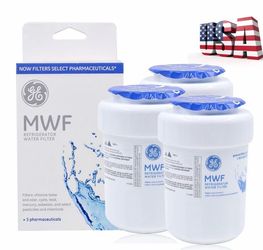 3 PACK GE MWF MWFP 46-9991 GWF Smartwater Genuine Refrigerator Water Filter