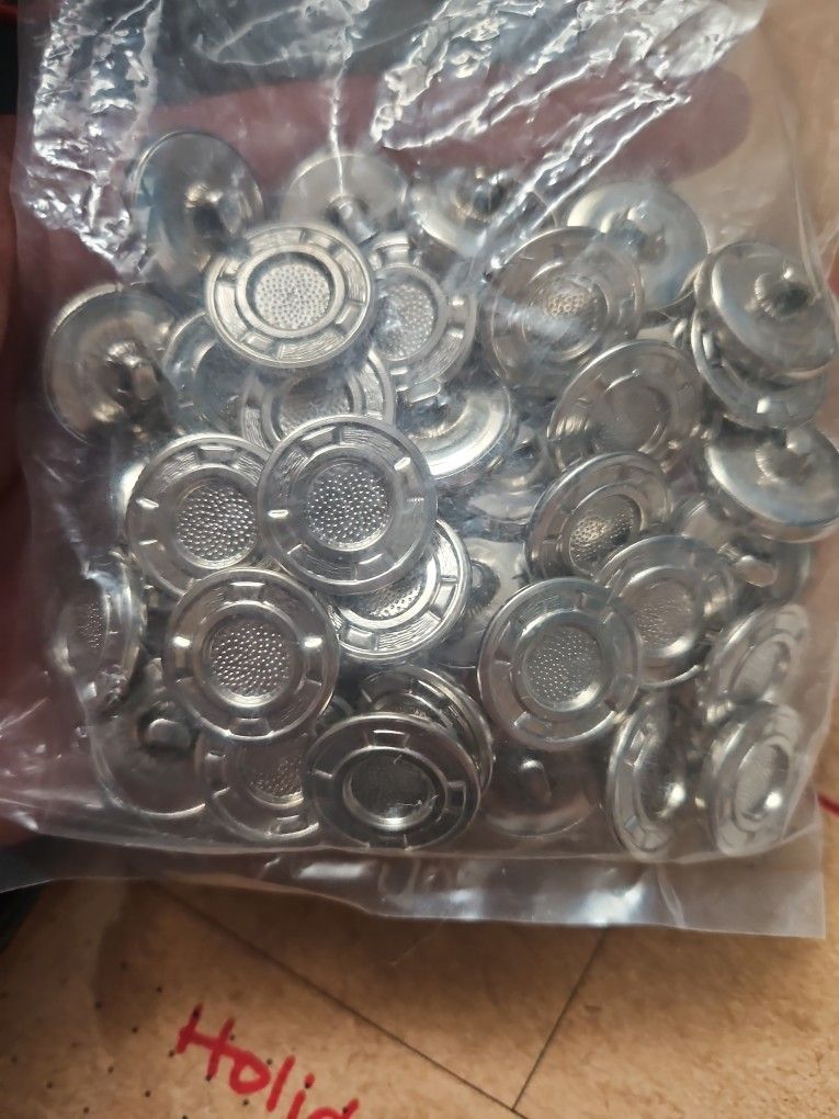 Modern Metal Button, Size 30