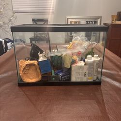 Aquarium / Terrarium & All Necessities