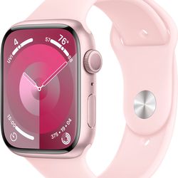 Pink Series 9 Apple Watch 