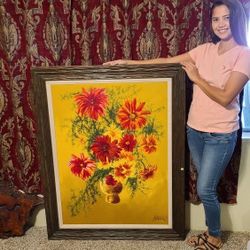 Beautiful Hand Painted Acrylic on Canvas