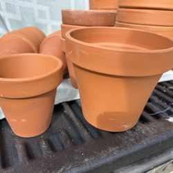 Clay Flower Pots, New