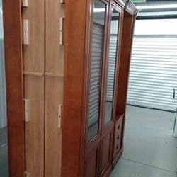 Grange vintage Cherry Cabinet. Island/ peninsula/ wall unit made in France