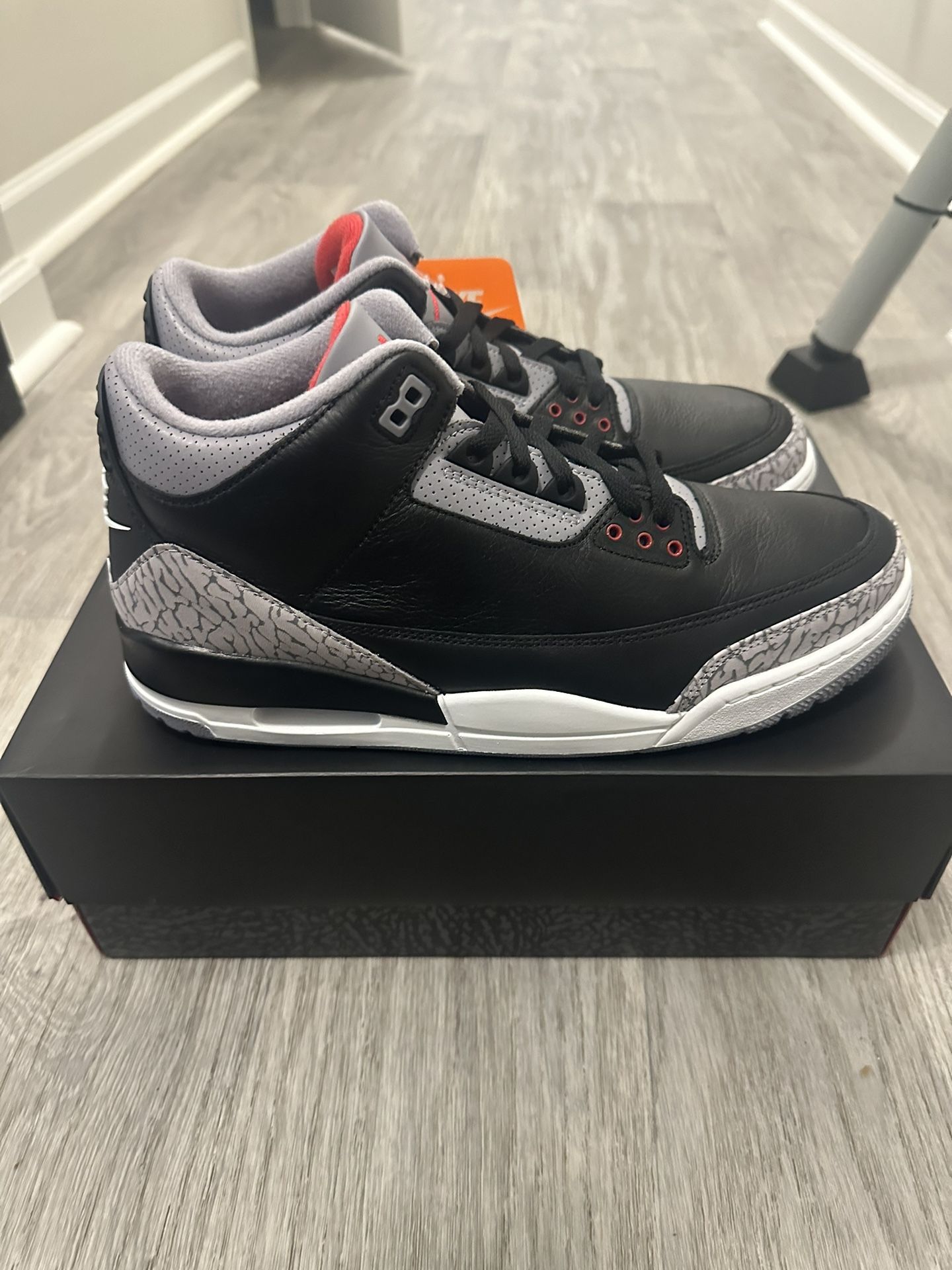 Air Jordan Retro 3 Black Cement Size 11.5