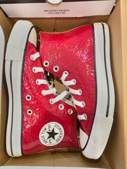 Converse High Top Chuck Taylor All Star Crinkle Leather Sneaker