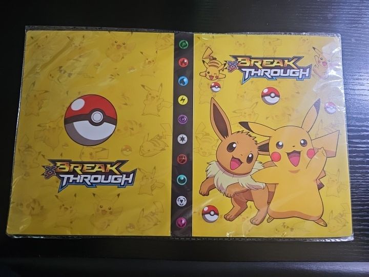 Pokemon Collection Card Book, Pokemon Card Collection Book, Pikachu Card Storage