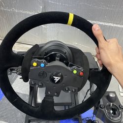 custom driftin wheel setup (tmx pro)(just wheel ,base and pedal)