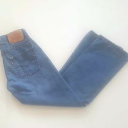 Levi's 505 boys blue denim jeans size 10 reg 25x25