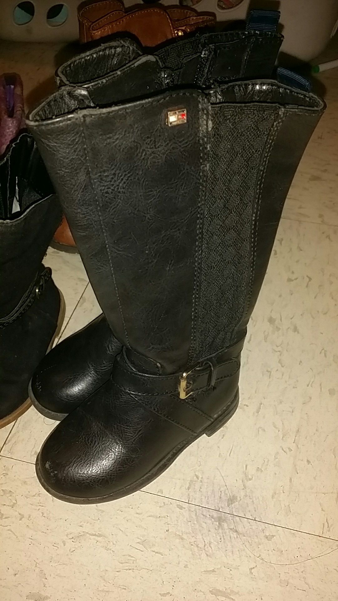 Botas de niña