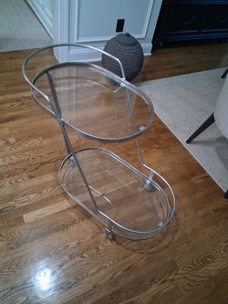 Metal/glass cart