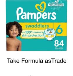 Pampers Swaddlers size 6 diapers pañales