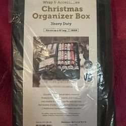 ZOBER Heavy Duty Christmas Wrapping Paper & More Organizer Storage Box 40.5” x 14” x 6” NEW!