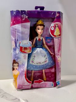 Disney Princess Spin & Switch Belle Doll F1540 Lights Sounds Hasbro NEW
