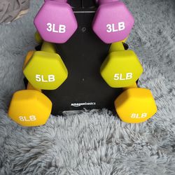 Dumbbell Weights On Stand
