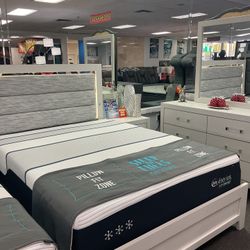 🎉HUGE BLOWOUT FURNITUR SALE 🔥 BEAUTIFUL 5pc BEDROOM SET W/ MATTRESS INCLUDED 🛍️ 45% OFF 🤯🇺🇸