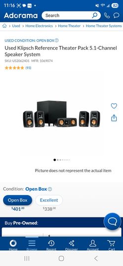 Klipsch 5.1 home theater speaker