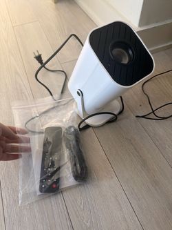 Portable Mini Projector with Remote and Cables
