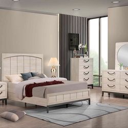 New 4pc Queen Size Bedroom Set 